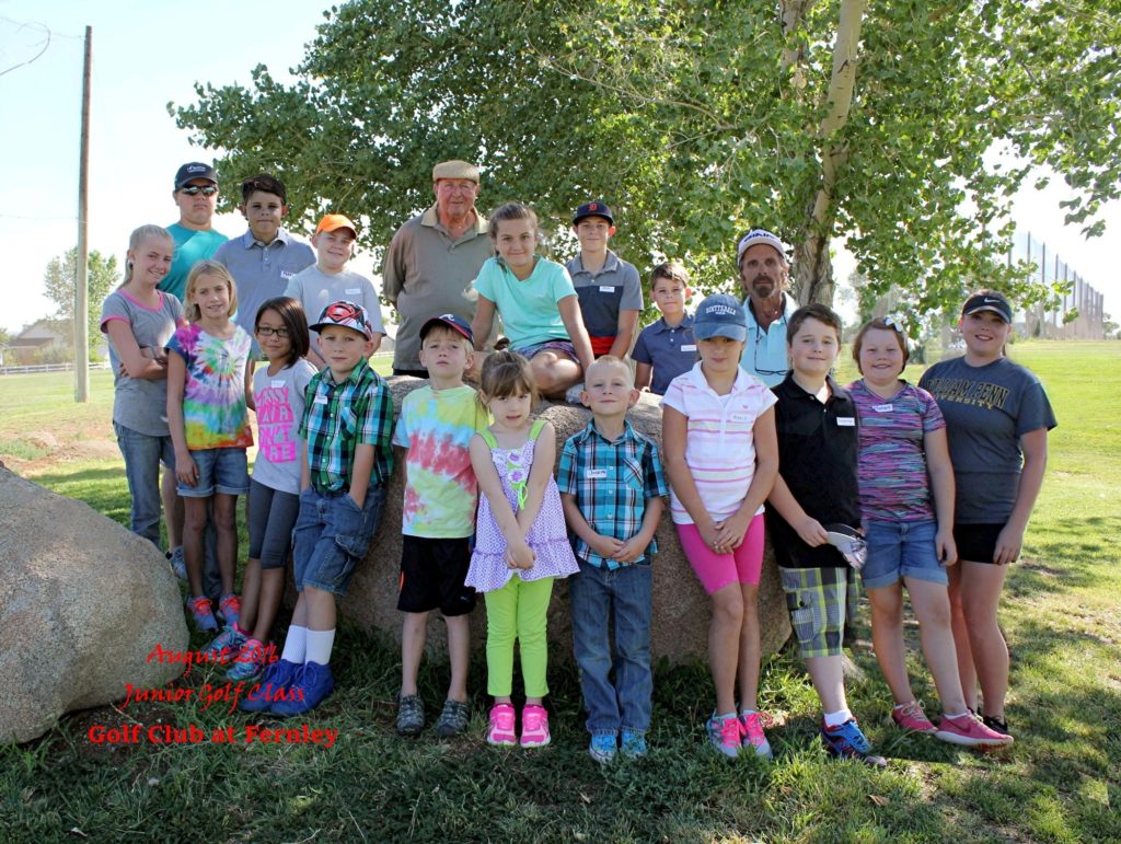 Photo provided by Rick Norton Photography The August of the Golf Club at Fernley's Junior Golf program wrapped up this week. The young players completed the two-week class and celebrated with a barbecue burger lunch, certificate/photo presentations and an award presentation for the winners of the competition.