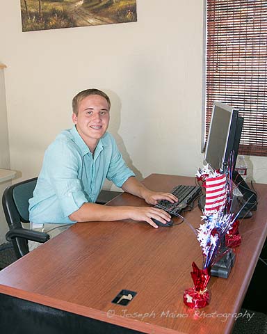 Joseph Maino, The Fernley Reporter Fernley High School senior Tyler Kollar gained his first job experience as an intern at Community Home Finance through the Comstock Youth Works program.